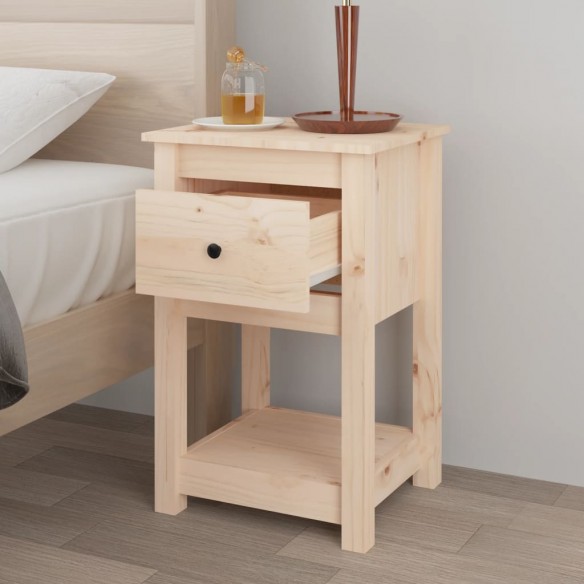 Table de chevet 40x35x61,5 cm Bois de pin massif Table de chevet 40x35x61,5 cm Bois de pin massif