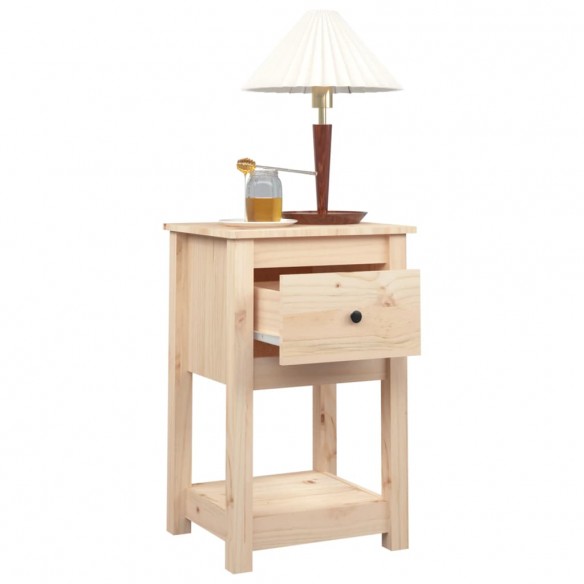 Table de chevet 40x35x61,5 cm Bois de pin massif Table de chevet 40x35x61,5 cm Bois de pin massif