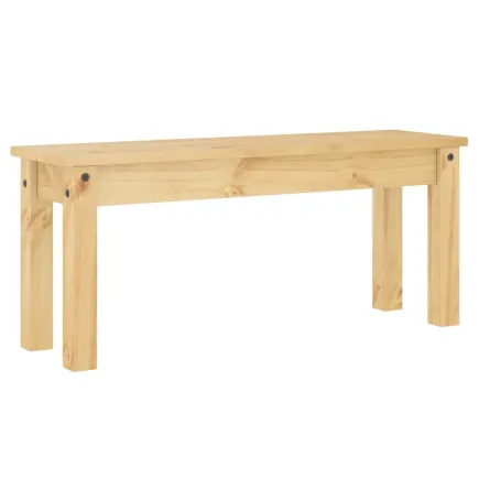 Banc à manger Panama 105x30x45 cm bois massif de pin 2
