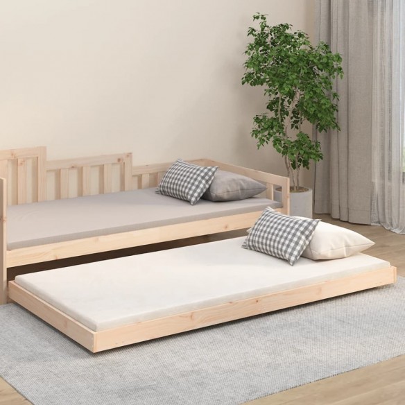 Lit 80x200 cm Bois de pin massif