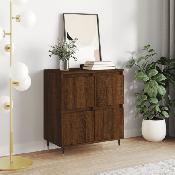 Buffet Chêne marron 60x35x70 cm 