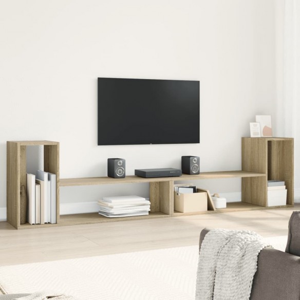 Meubles TV 2 pcs chêne sonoma 100x30x50 cm bois d'ingénierie