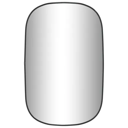 Miroir mural Noir 70x45 cm 2