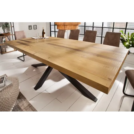Table en bois massif| La force du design, la douceur du foyer. 2