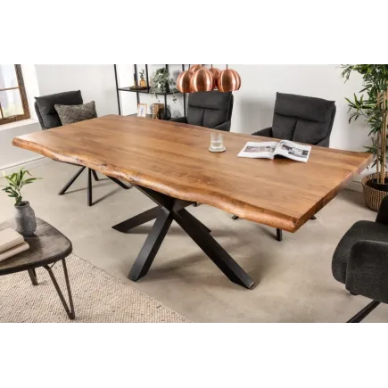 Table en bois massif| La force du design, la douceur du foyer. 2