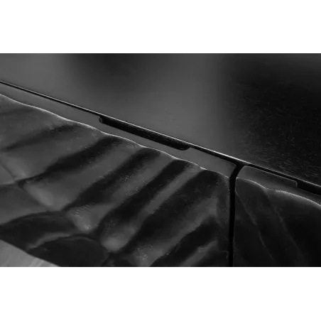 Meuble TV suspendu en bois massif de manguier – Style moderne – 160 cm