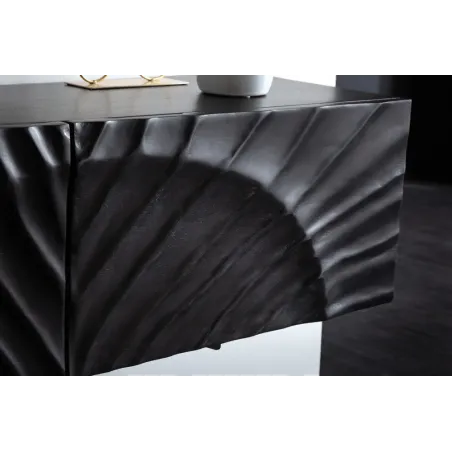 Meuble TV suspendu en bois massif de manguier – Style moderne – 160 cm