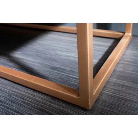 Meuble TV SCORPION 160 cm – Bois massif de manguier noir sculpté à la main, piètement doré