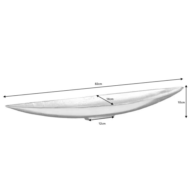 Coupe décorative GOLD LEAF 80 cm – Aluminium doré antique, fabrication artisanale