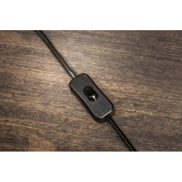 Lampe de table design PURE UNIQUE 80 cm – Bois flotté naturel et abat-jour en lin beige