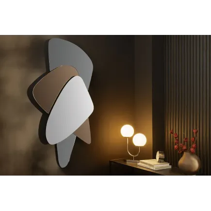 Miroir mural géométrique multicolore 120 cm – GEOMETRIC I | Décozzia 2