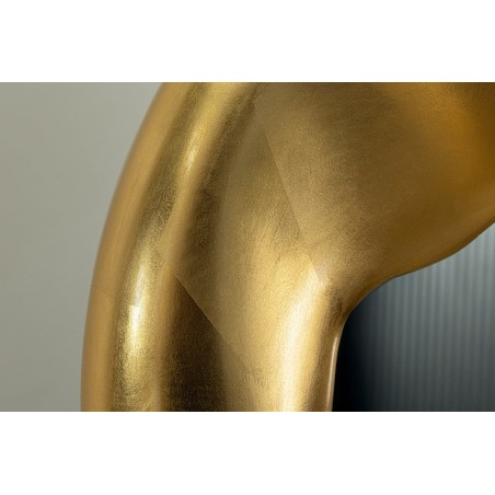 Miroir mural doré design moderne 90 cm – AURA | Décozzia