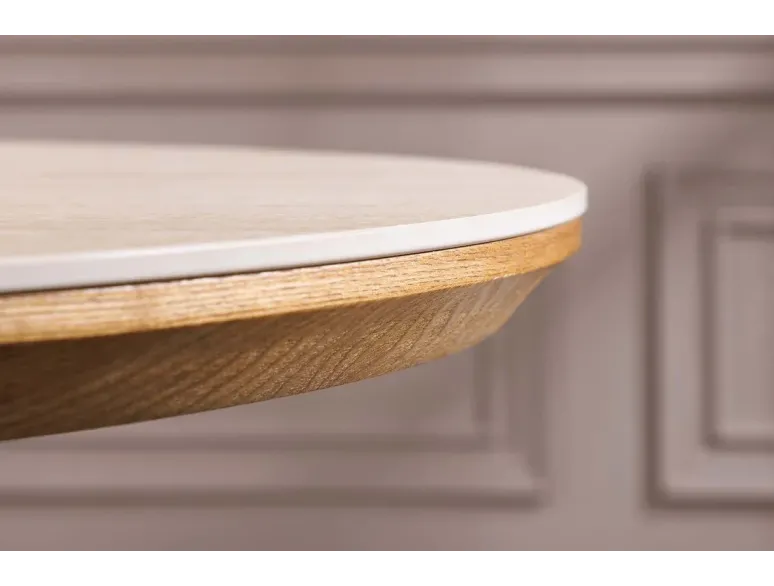 Table de salle à manger extensible céramique travertin 160-200 cm – UNIQUE | Decozzia