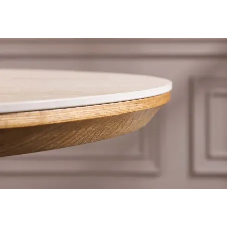 Table de salle à manger extensible céramique travertin 160-200 cm – UNIQUE | Decozzia