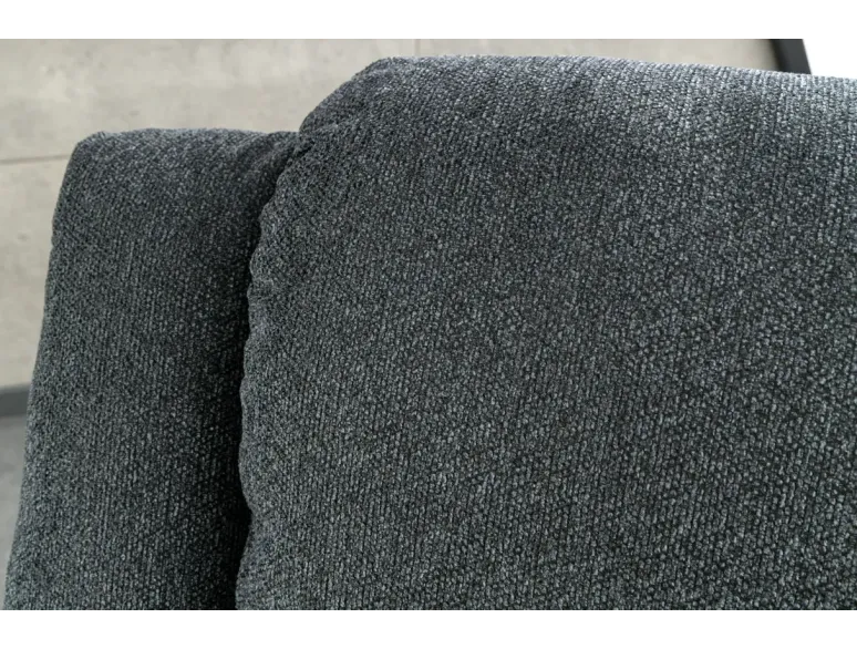 Fauteuil relax cinéma en tissu gris foncé – HOLLYWOOD | Decozzia
