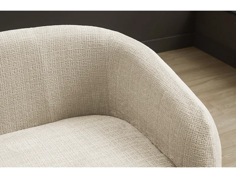 Canapé 3 places chenille moderne 200 cm | Décozzia