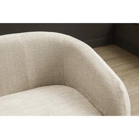 Canapé 3 places chenille moderne 200 cm | Décozzia