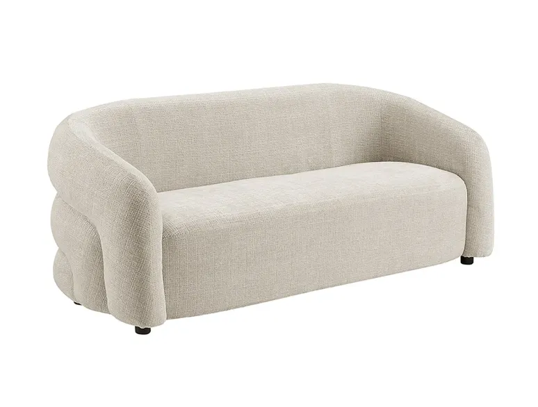 Canapé 3 places chenille moderne 200 cm | Décozzia