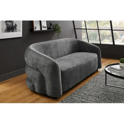 Canapé 3 places chenille moderne 200 cm | Décozzia