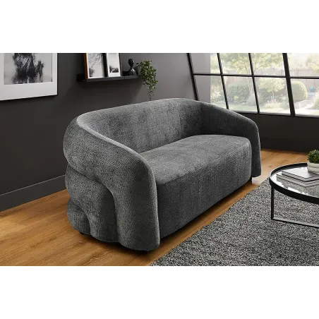 Canapé 3 places chenille moderne 200 cm | Décozzia