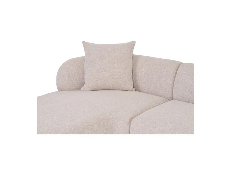 Canapé lounge beige tissu moderne 294 cm | Kingston