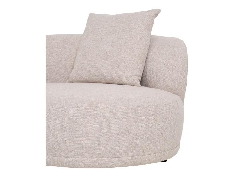 Canapé lounge beige tissu moderne 294 cm | Kingston