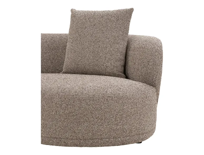 Canapé d'angle KINGSTON marron 294 cm – angle gauche moderne