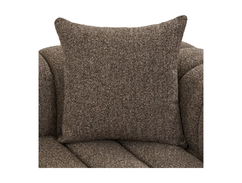 Canapé d'angle lounge AURORA marron 293 cm – angle gauche