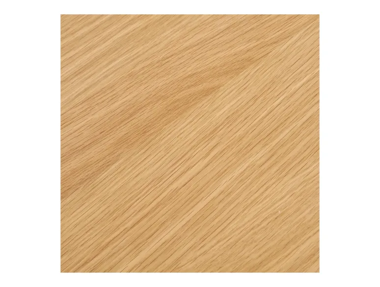 Table à manger ronde OSAKA 140 cm en placage chêne naturel – Moderne et conviviale