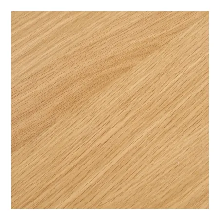 Table à manger ronde OSAKA 140 cm en placage chêne naturel – Moderne et conviviale