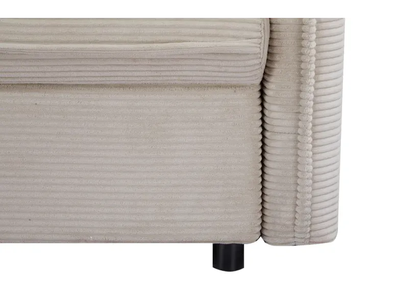 Canapé-lit velours côtelé moderne 3 places 215 cm | Decozzia