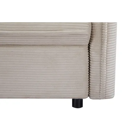Canapé convertible 3 places beige avec rangement – canapé lit moderne | Decozzia