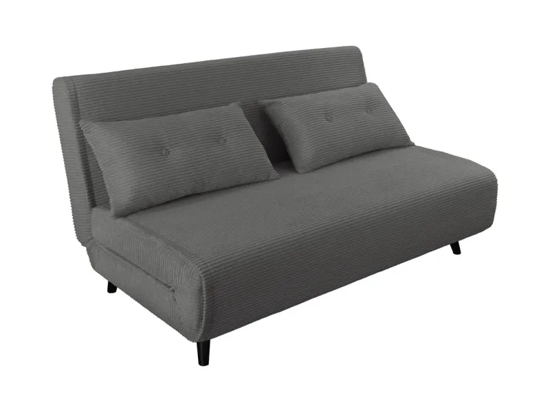 Fauteuil-lit velours côtelé multifonction 140 cm | Decozzia