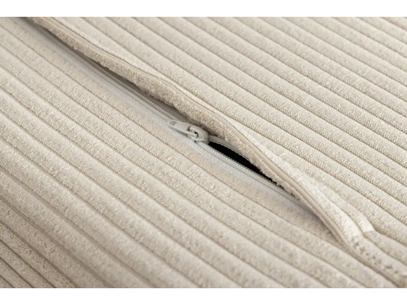 Fauteuil-lit velours côtelé multifonction 140 cm | Decozzia