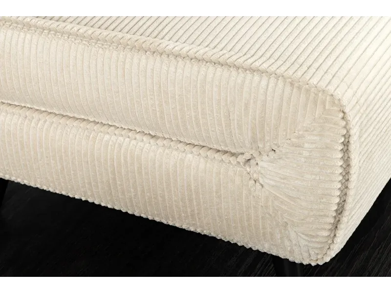 Fauteuil-lit velours côtelé multifonction 140 cm | Decozzia