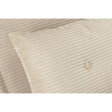 Fauteuil-lit velours côtelé multifonction 140 cm | Decozzia