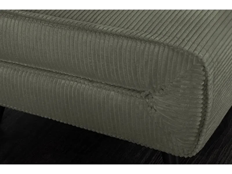 Fauteuil-lit velours côtelé multifonction 140 cm | Decozzia