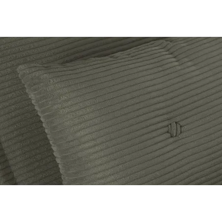 Fauteuil-lit velours côtelé multifonction 140 cm | Decozzia