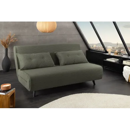 Fauteuil-lit en velours côtelé multifonction 140 cm