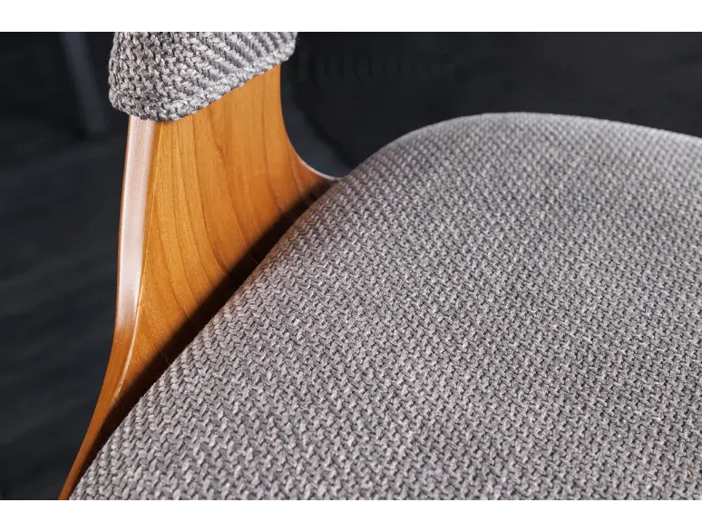 Tabouret de bar pivotant tissu moderne 64–85 cm | Decozzia