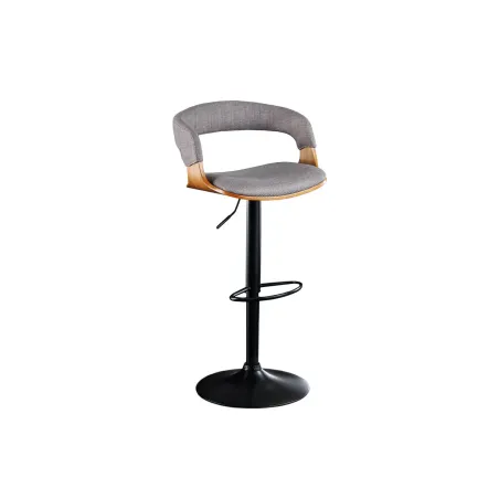 Tabouret de bar pivotant tissu moderne 64–85 cm | Decozzia