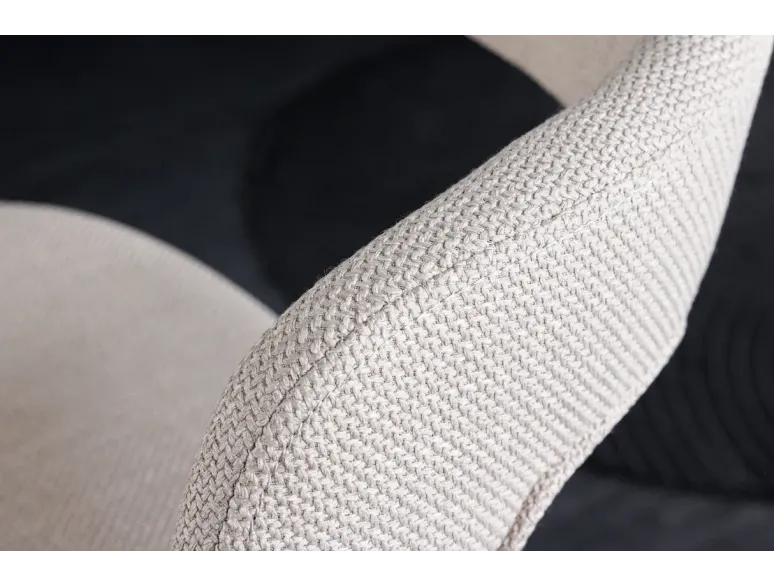 Tabouret de bar pivotant tissu moderne 64–85 cm | Decozzia