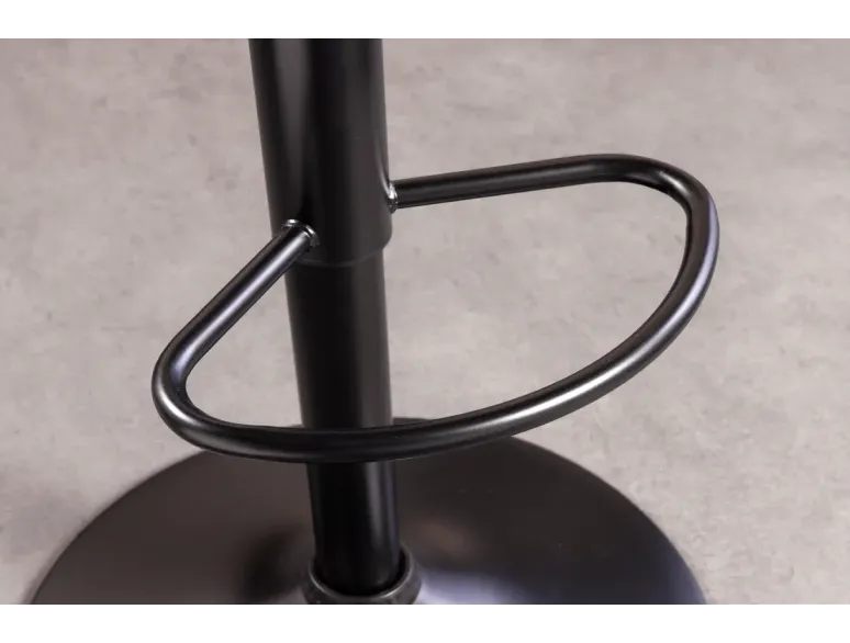 Tabouret de bar pivotant similicuir moderne 64–85 cm | Decozzia