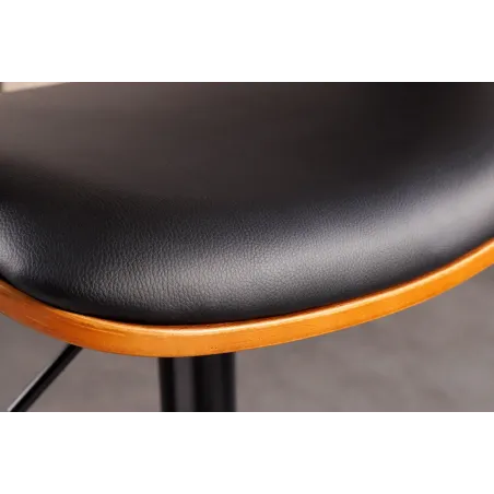 Tabouret de bar pivotant similicuir moderne 64–85 cm | Decozzia