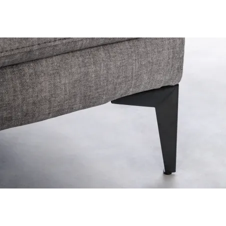 Canapé d'angle velours moderne 295 cm avec pouf – MANHATTAN