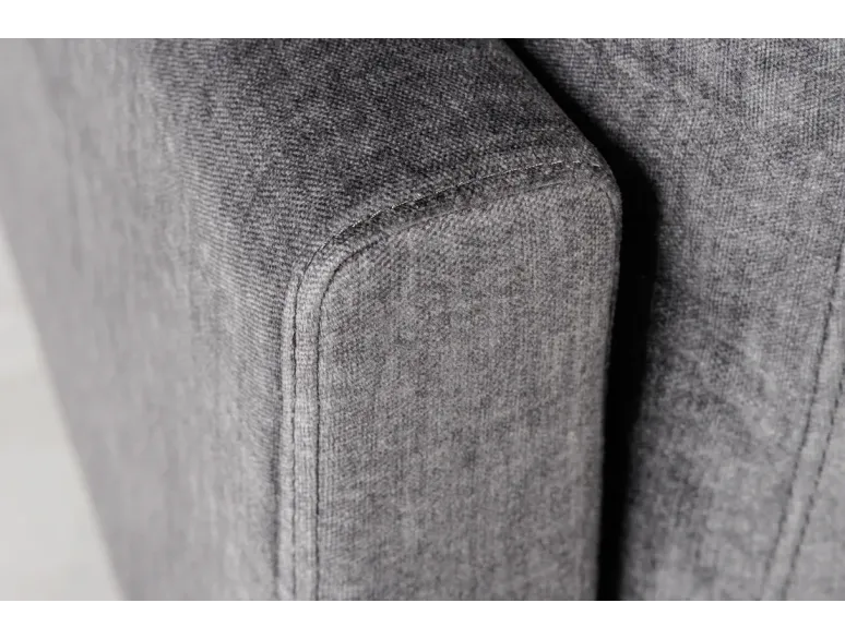 Canapé d'angle velours moderne 295 cm avec pouf – MANHATTAN