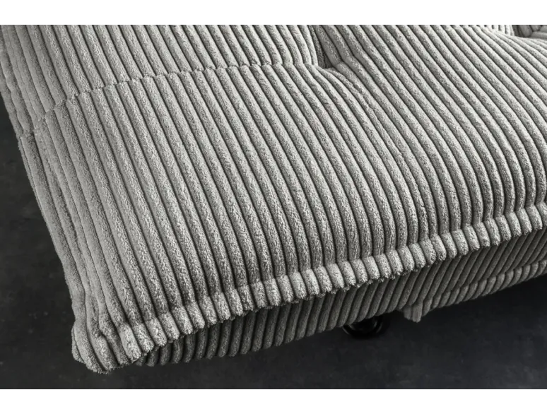 Canapé-lit velours tricoté moderne 195 cm 3 places – JAZZ