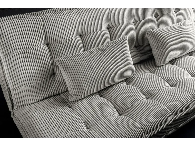 Canapé convertible 3 places velours – canapé lit moderne | Decozzia