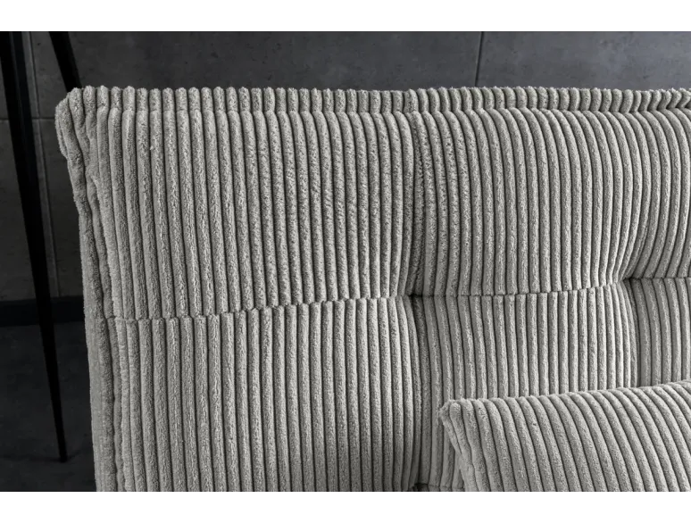 Canapé-lit velours tricoté moderne 195 cm 3 places – JAZZ