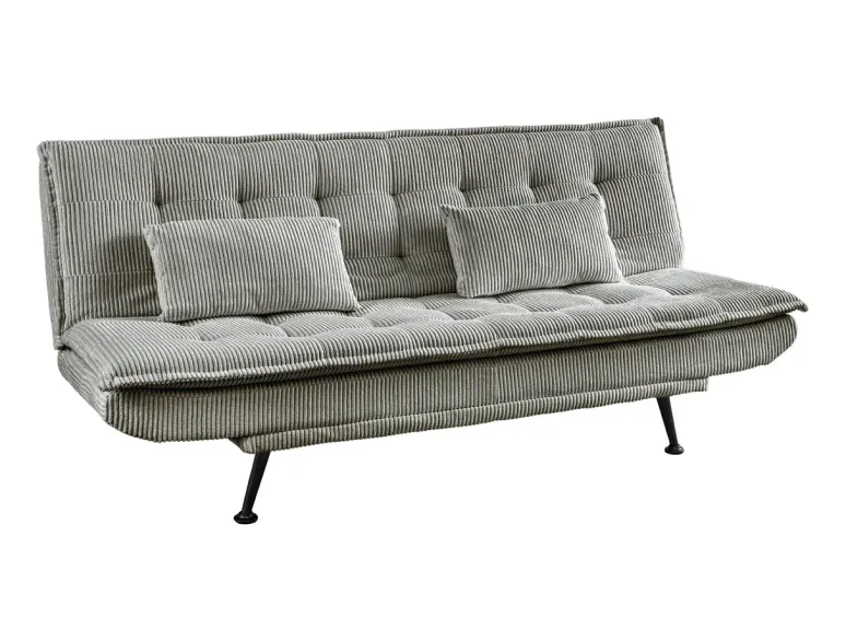 Canapé-lit velours tricoté moderne 195 cm 3 places – JAZZ